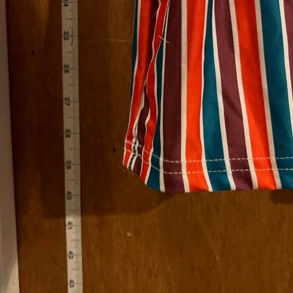 🐻Size 2XL - Shein - Multi-Colored Striped Shift Dress w/Front Pockets - Picture 6 of 6